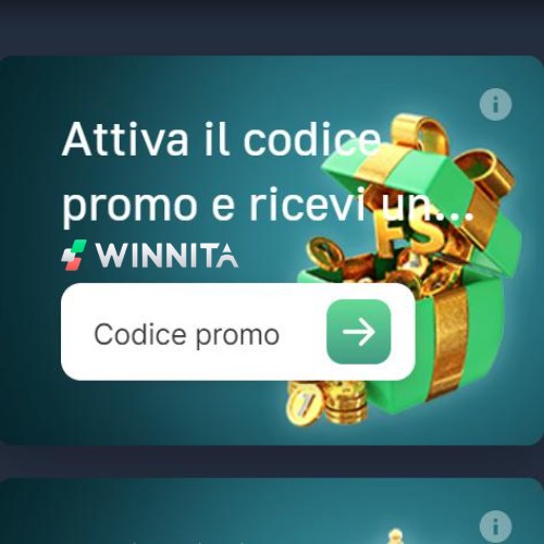 Attivazione di un codice promozionale sul sito