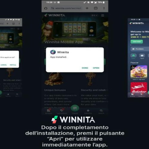 Installazione di un'applicazione mobile sul telefono